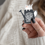 A Grateful Heart Is A Magnet For Miracles Stickers | Faith quote sticker set, made with clear, crisp lettering, perfect for journals, planners, laptops, notebooks, phone cases and creative projects, making a thoughtful small gift for loved ones.