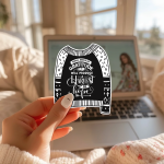 Small Seeds Of Gratitude Will Produce A Harvest Of Hope Stickers | Faith quote sticker set, crafted with attention to detail, great for journals, planners, laptops, phone cases, notebooks and craft pages, supporting personal reflection through simple visuals. - Image 2
