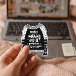 Expect Nothing - And Be - Grateful For Everything Stickers | Gratitude sticker set, made with clear, crisp lettering, ideal for planners, journals, notebooks, laptops, phone cases and scrapbooks, offering quiet inspiration throughout the day. - Image 2