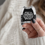 Take A Second To Think About How Blessed You Are Stickers | Motivational sticker set, printed with a neat and refined appearance, ideal for planners, journals, notebooks, laptops, phone cases and scrapbooks, adding gentle encouragement to daily routines.