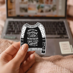 When You Are Grateful For What You Have You Have Everything Stickers | Motivational sticker collection, printed with a neat and refined appearance, ideal for planners, journals, notebooks, laptops, phone cases and scrapbooks, adding gentle encouragement to daily routines. - Image 3