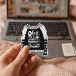 The Best Time To Be Grateful Is Always Stickers | Inspirational mini decal pack, printed with a neat and refined appearance, perfect for journals, planners, laptops, notebooks, phone cases and creative projects, making a thoughtful small gift for loved ones. - Image 3