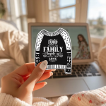 Bless The Food Before Us The Family Beside Us And The Love Between Us Amen Stickers | Kindness sticker set, finished with smooth detailed printing, perfect for journals, planners, laptops, notebooks, phone cases and creative projects, bringing subtle motivation to creative spaces. - Image 2