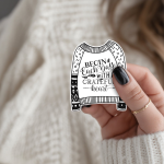 Begin Each Day With A Grateful Heart Stickers | Motivational sticker pack, printed with a neat and refined appearance, perfect for journals, planners, laptops, notebooks, phone cases and creative projects, supporting personal reflection through simple visuals. - Image 2