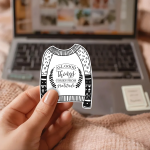 All Good Things Comes From Gratitude Stickers | Faith sticker collection, finished with smooth detailed printing, ideal for planners, journals, notebooks, laptops, phone cases and scrapbooks, supporting personal reflection through simple visuals. - Image 3