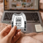 We Can Choose To Be Grateful No Matter What Stickers | Kindness sticker collection, made with clear, crisp lettering, ideal for planners, journals, notebooks, laptops, phone cases and scrapbooks, supporting personal reflection through simple visuals. - Image 3