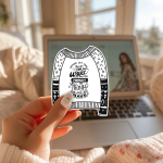 Never Let The Things You Want Make You Forget The Things You Have Stickers | Inspirational quote sticker set, crafted with attention to detail, perfect for journals, planners, laptops, notebooks, phone cases and creative projects, making a thoughtful small gift for loved ones. - Image 2