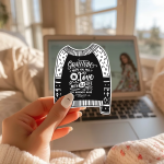 Gratitude Helps You Fall In Love With The Life You Already Have Stickers | Kindness sticker pack, finished with smooth detailed printing, great for journals, planners, laptops, phone cases, notebooks and craft pages, bringing subtle motivation to creative spaces. - Image 2