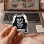 The Struggle Ends When Gratitude Begins Stickers | Faith sticker set, designed with a clean matte look, great for journals, planners, laptops, phone cases, notebooks and craft pages, supporting personal reflection through simple visuals. - Image 2