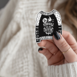 The Struggle Ends When Gratitude Begins Stickers | Faith sticker set, designed with a clean matte look, great for journals, planners, laptops, phone cases, notebooks and craft pages, supporting personal reflection through simple visuals. - Image 3