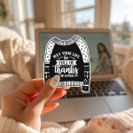 May Your Life Be Full Of Thanks And Giving Stickers | Inspirational sticker pack, crafted with attention to detail, great for journals, planners, laptops, phone cases, notebooks and craft pages, supporting personal reflection through simple visuals. - Image 2