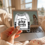 May Your Life Be Full Of Thanks And Giving Stickers | Faith sticker collection, made with clear, crisp lettering, ideal for planners, journals, notebooks, laptops, phone cases and scrapbooks, bringing subtle motivation to creative spaces. - Image 2