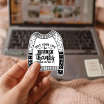 May Your Life Be Full Of Thanks And Giving Stickers | Faith sticker collection, made with clear, crisp lettering, ideal for planners, journals, notebooks, laptops, phone cases and scrapbooks, bringing subtle motivation to creative spaces. - Image 3