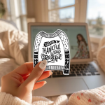 Always Thankful Forever Grateful Stickers | Kindness sticker pack, made with clear, crisp lettering, perfect for journals, planners, laptops, notebooks, phone cases and creative projects, bringing subtle motivation to creative spaces. - Image 2