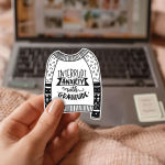Interrupt Anxiety With Gratitude Stickers | Kindness sticker collection, crafted with attention to detail, great for journals, planners, laptops, phone cases, notebooks and craft pages, making a thoughtful small gift for loved ones. - Image 3
