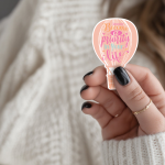 Become A Priority In Your Life Stickers | Motivational quote sticker set, designed with a clean matte look, great for journals, planners, laptops, phone cases, notebooks and craft pages, bringing subtle motivation to creative spaces.