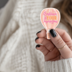 Embrace Your Imperfections Stickers | Gratitude quote sticker set, crafted with attention to detail, great for journals, planners, laptops, phone cases, notebooks and craft pages, adding gentle encouragement to daily routines.