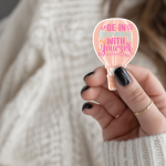 Be In Harmony With Yourself Stickers | Kindness sticker pack, finished with smooth detailed printing, great for journals, planners, laptops, phone cases, notebooks and craft pages, adding gentle encouragement to daily routines.