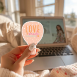 Love Mode All Day Every Day Stickers | Motivational mini decal pack, made with clear, crisp lettering, great for journals, planners, laptops, phone cases, notebooks and craft pages, making a thoughtful small gift for loved ones. - Image 2