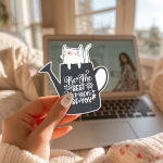 Be The Best Version Of You Stickers | Kindness sticker pack, printed with a neat and refined appearance, ideal for planners, journals, notebooks, laptops, phone cases and scrapbooks, bringing subtle motivation to creative spaces. - Image 2