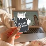 My Scars Tell Stories Stickers | Gratitude mini decal pack, printed with a neat and refined appearance, great for journals, planners, laptops, phone cases, notebooks and craft pages, offering quiet inspiration throughout the day. - Image 2