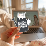 Be You Do You For You Stickers | Motivational mini decal pack, made with clear, crisp lettering, great for journals, planners, laptops, phone cases, notebooks and craft pages, adding gentle encouragement to daily routines. - Image 3