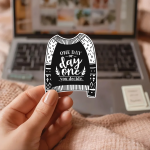 One Day Or Day One You Decide Stickers | Motivational Sweater Sticker, Cozy Aesthetic, Planner and Journal Decor, Great Gift for Goal Setting. - Image 3