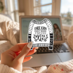 Dreams Don’t Work Unless You Do Stickers | Motivational Sweater Sticker, Cozy, Journal Laptop Planner Decor, Effort Inspiration Gift. - Image 2