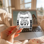 Follow Your Dreams They Know The Way Stickers | Inspirational Sweater Decal, Cozy, Laptop Planner Decor, Dreamer Gift. - Image 2