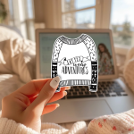 Say Yes To New Adventures Stickers | Adventurous Sweater Decal, Durable, For Laptop Phone Case Journal, Travel And Exploration Gift
