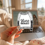 Shine Bright Stickers | Inspirational Sweater Decal, Durable, For Laptop Phone Case Planner, Encouragement Gift For Positivity - Image 2