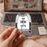 Your Only Limit Is You Stickers | Motivational Quote Decal, Durable, For Laptop Phone Case Journal, Encouragement Gift For Self-Belief - Image 2