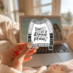 Don't Call It A Dream Call It A Plan Stickers | Goal-Setting Sweater Decal, Durable, For Laptop Phone Case Journal, Encouragement Gift For Planners - Image 2