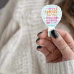 Your Speed Doesn't Matter Forward Is Forward Stickers | Motivational Hot Air Balloon Decal, Vinyl Sticker, Progress Journal Planner Decor, Growth Gift