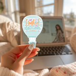 Limited Edition Hot Air Balloon Stickers | Self-Acceptance Decal, Vinyl Sticker, Unique Journal Planner Decor, Self-Worth Gift - Image 2