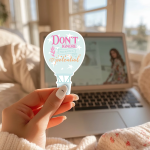Don't Ignore Your Own Potential Stickers | Self-Belief Hot Air Balloon Decal, Vinyl Sticker, Inspirational Journal Planner Decor, Empowerment Gift - Image 2