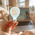 Every Day Is a Fresh Start Stickers | Motivational Balloon Decal, Matte Vinyl, Laptop Journal Planner Notebook Scrapbook, Daily Positivity Gift - Image 2