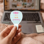 Find Joy In The Journey Stickers | Gratitude Decal, Durable Matte Vinyl, Laptop Phone Case Planner Journal Notebook Scrapbook, Positive Mindset Daily Gift
