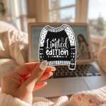 Limited Edition Stickers | Unique Self-Worth Decal, Die-Cut Vinyl, Notebook Planner Journal Decor, Individuality Gift Idea - Image 2