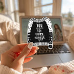 You Were Given This Life Because You Are Strong Enough To Live It Stickers | Self-Love Apparel Decal, Die-Cut Vinyl, Planner Journal Notebook Decor, Resilience Gift Idea - Image 2