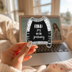 Find Joy in the Journey Stickers | Encouragement Decal, Matte Water Resistant Vinyl, For Laptop Phone Case Planner Journal, Motivational Gift Idea for Her - Image 2