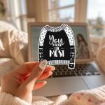 You Matter The Most — Die-Cut Sticker (Sweater Design) - Image 2