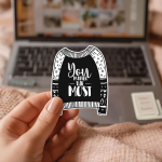 You Matter The Most — Die-Cut Sticker (Sweater Design) - Image 3