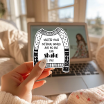 Master Your Internal World And No One Can Shake You Stickers | Resilience Vinyl Decal, durable matte design, ideal for laptops phones planners journals, empowering gift for strength - Image 3