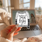 Life Is Tough But So Are You Stickers | Encouraging Sweater Decal, Durable, Laptop Phone Case Planner Decor, Uplifting Gift for Friends - Image 2