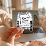 Don't Ignore Your Own Potential Stickers | Self-Worth Sweater Decal, Durable, Journal Laptop Notebook Decor, Inspiring Gift for Empowerment - Image 2