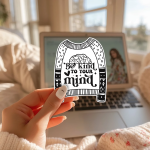 Be Kind To Your Mind Stickers | Mental Health Sweater Decal, Durable, Journal Notebook Planner Decor, Self-Care Gift for Wellness - Image 2