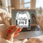 You Are Living Your Story Stickers | Life-Themed Sweater Decal, Durable, Journal Notebook Planner Decor, Inspiring Gift for Readers - Image 2