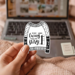 You Are Living Your Story Stickers | Life-Themed Sweater Decal, Durable, Journal Notebook Planner Decor, Inspiring Gift for Readers - Image 3