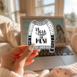 You Matter The Most Stickers | Self-Love Sweater Decal, Durable, Phone Case Journal Laptop Decoration, Encouraging Empowerment Gift - Image 3
